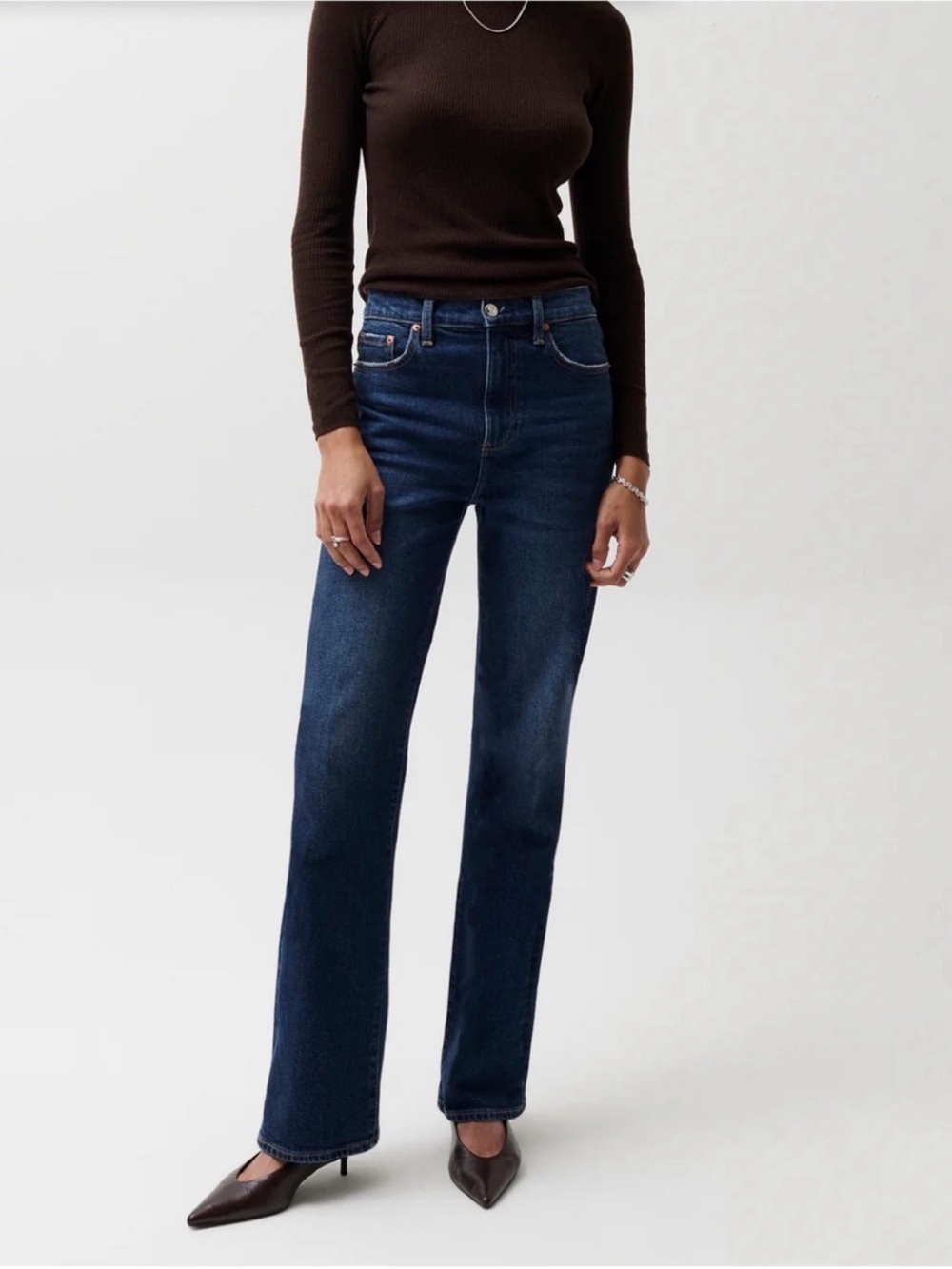 Pistola Evie Dark Boot-Cut Jeans